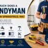 Professional handyman working on home repairs in Springfield, MA